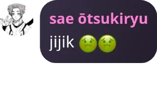🤢 emoji mizura love rin pack by @QuotLyBot Telegram sticker 14 of 28