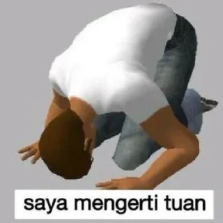 😄 emoji @stickermemeindonesia ak g mw satir Telegram sticker 23 of 50