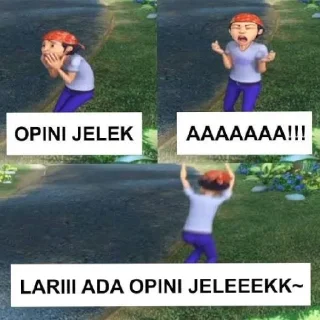 😄 emoji @stickermemeindonesia ak g mw satir Telegram sticker 13 of 50