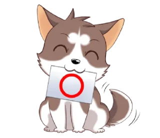 Sticker from Doggy @awcogan