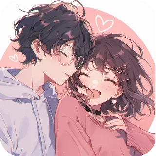 💇 emoji ❤️❤️ By @MrCutex Telegram sticker 3 of 109