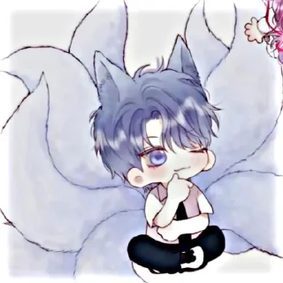 Sticker from @YIENRAN: yin ran — the fox trap.