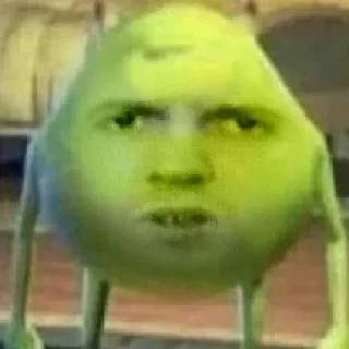 Sticker from Green Wazowski