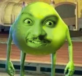 Sticker from Green Wazowski