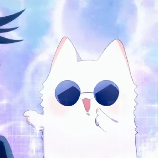 💮 emoji @curses_k1ng Catoru Gojo Pack Telegram sticker 24 of 48
