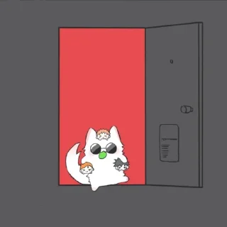 Sticker from @curses_k1ng Catoru Gojo Pack