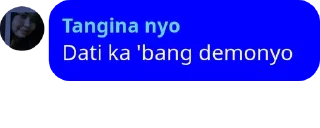 🙋 emoji Tangina nyo's pack Telegram sticker 2 of 66