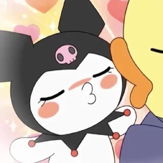 😚 emoji @go_owon mood as kuromi pack by @QuotLyBot Telegram sticker 22 of 48
