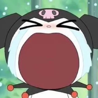 😭 emoji @go_owon mood as kuromi pack by @QuotLyBot Telegram sticker 10 of 48