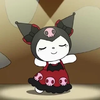 😌 emoji @go_owon mood as kuromi pack by @QuotLyBot Telegram sticker 17 of 48