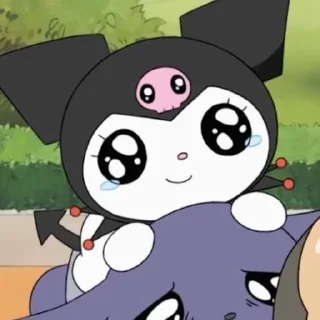 🥺 emoji @go_owon mood as kuromi pack by @QuotLyBot Telegram sticker 11 of 48