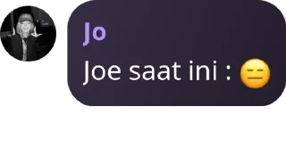 😑 emoji Joe pack by @QuotLyBot Telegram sticker 15 of 19