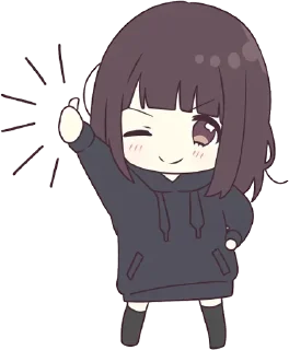 👍 emoji 𝑳𝒊𝒕𝒕𝒍𝒆 𝑴𝒆𝒏𝒉𝒆𝒓𝒂-𝒄𝒉𝒂𝒏 Telegram sticker 1 of 120