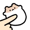 ⭐ emoji 動く！まちょハムの絵文字 @moe_sticker_bot Telegram sticker 2 of 40