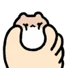 ⭐ emoji 動く！まちょハムの絵文字 @moe_sticker_bot Telegram sticker 1 of 40