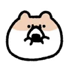 ⭐ emoji 動く！まちょハムの絵文字 @moe_sticker_bot Telegram sticker 13 of 40