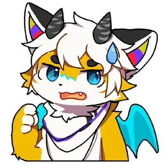 😓 emoji 猫咪在极地 Telegram sticker 9 of 32