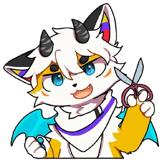 ✂️ emoji 猫咪在极地 Telegram sticker 14 of 32