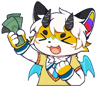 💵 emoji 猫咪在极地 Telegram sticker 22 of 32
