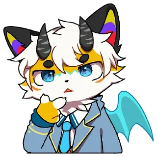 🤔 emoji 猫咪在极地 Telegram sticker 19 of 32