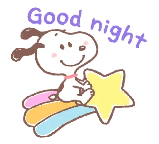 Sticker from @gmoue Snoopy