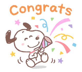 Sticker from @gmoue Snoopy