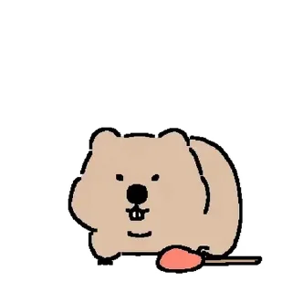 Sticker from 웜뱃인데요 @moe_sticker_bot