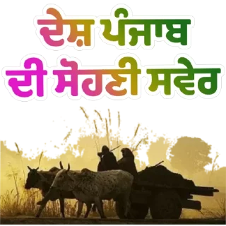 Sticker from Good Morning @PunjabiSticker
