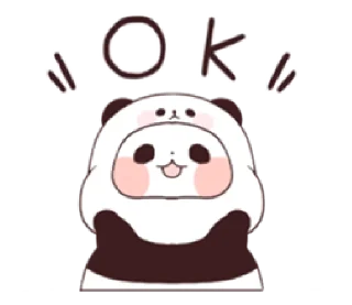 Sticker from Yururinpanda -costume ver.-  @RekcitsEnilbot
