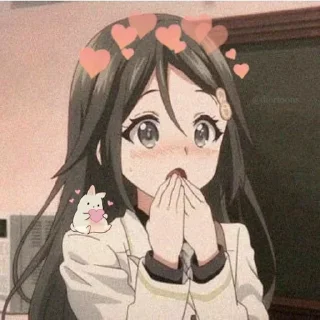 🦋 emoji Izumi Reina 💙 Telegram sticker 16 of 31