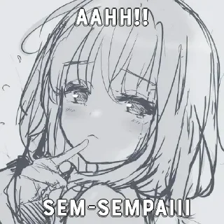 🤔 emoji 𝙰 𝙽 𝙾 𝚂 帝's sticker pack (@Mikasa_Ackr_bot) Telegram sticker 12 of 38