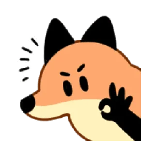😁 emoji 狐狐好朋友3  @RekcitsEnilbot Telegram sticker 9 of 40