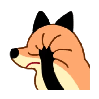 😀 emoji 狐狐好朋友3  @RekcitsEnilbot Telegram sticker 8 of 40