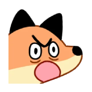 😐 emoji 狐狐好朋友3  @RekcitsEnilbot Telegram sticker 14 of 40