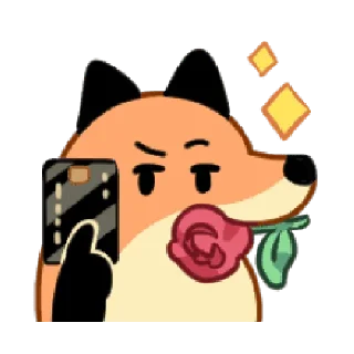 Sticker from 狐狐好朋友3  @RekcitsEnilbot