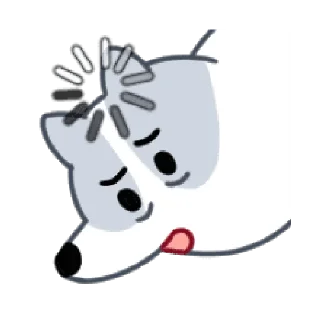 😂 emoji 狐狐好朋友3  @RekcitsEnilbot Telegram sticker 20 of 40