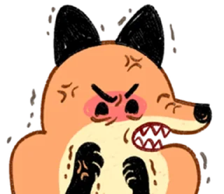 👿 emoji 狐狐好朋友 1  @RekcitsEnilbot Telegram sticker 11 of 40