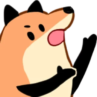 ⭐ emoji 狐狐好朋友 @moe_sticker_bot Telegram sticker 15 of 40