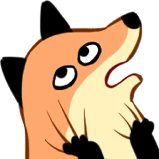 ⭐ emoji 狐狐好朋友 @moe_sticker_bot Telegram sticker 23 of 40
