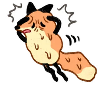 😒 emoji 狐狐好朋友 1  @RekcitsEnilbot Telegram sticker 5 of 40