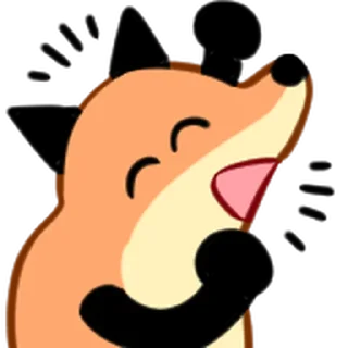 ⭐ emoji 狐狐好朋友 @moe_sticker_bot Telegram sticker 24 of 40