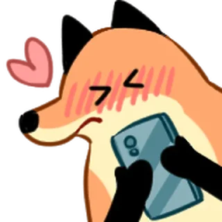 ⭐ emoji 狐狐好朋友 @moe_sticker_bot Telegram sticker 6 of 40