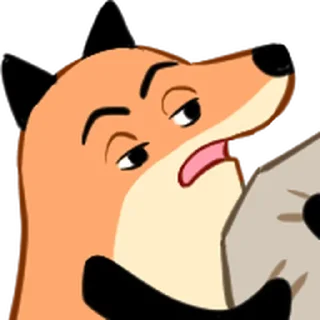 ⭐ emoji 狐狐好朋友 @moe_sticker_bot Telegram sticker 18 of 40