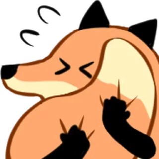 ⭐ emoji 狐狐好朋友 @moe_sticker_bot Telegram sticker 12 of 40