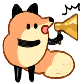 😞 emoji 狐狐好朋友 1  @RekcitsEnilbot Telegram sticker 6 of 40