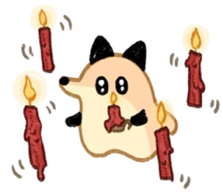 😕 emoji 狐狐好朋友 1  @RekcitsEnilbot Telegram sticker 16 of 40