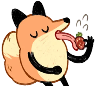 Sticker from 狐狐好朋友 1  @RekcitsEnilbot