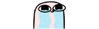 😭 emoji ARYA's sticker pack (@FANTASTICFIGHTERBOT) Telegram sticker 21 of 42