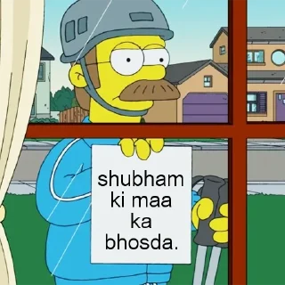 Sticker from Shubham ki maa ki chut by @thar