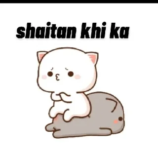 😜 emoji Chibi cat 😻 🍃 @stickersbag Telegram sticker 23 of 75